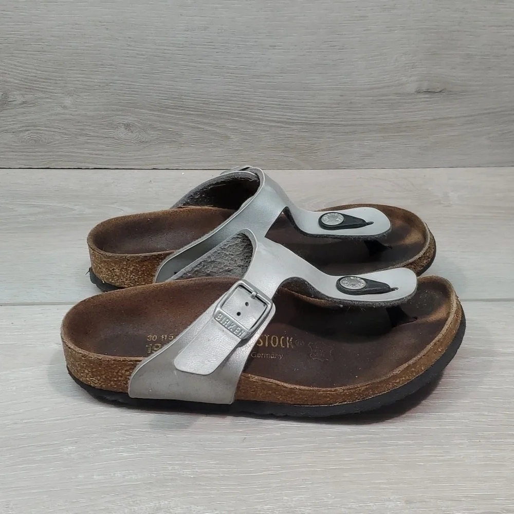Birkenstock Kids Girls Thong Sandals Slide Flats shoes sz 30/C12